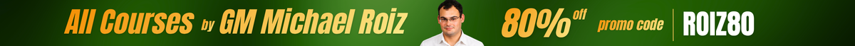 Early Bird Registration for the workshop 1.d4 Nf6 2.Nf3 e6 3.Bg5 - Complete Repertoire for White - Register before 06.03.2022 and get a discount of 10 EUR
